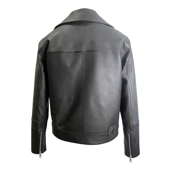 Kangol Dam Asymmetrisk Regular Bikerjacka 10 UK Svart Black 10 UK