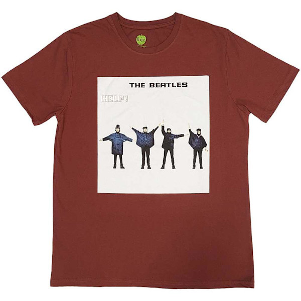 The Beatles Unisex Adult Help! Album Cover T-Shirt L Röd Red L