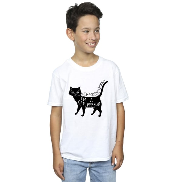 Disney Boys Hocus Pocus A Cat Person T-shirt 3-4 år Vit White 3-4 Years