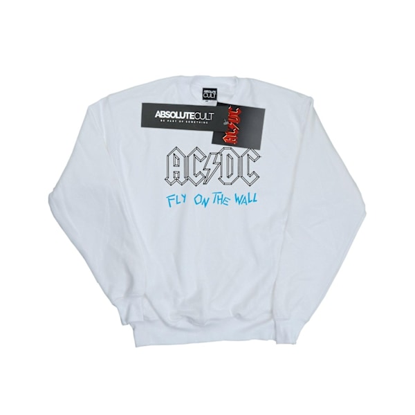 AC/DC Fly On The Wall Outline Sweatshirt 3XL Vit White 3XL