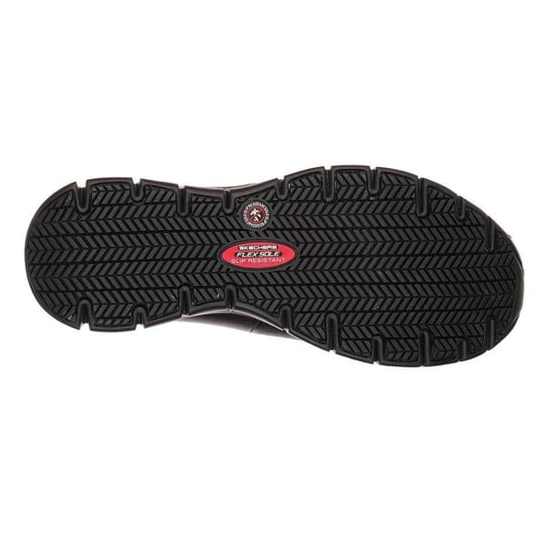 Skechers Dam Sure Track Säkerhetsskor i Läder för Arbete 6.5 Black 6.5 UK