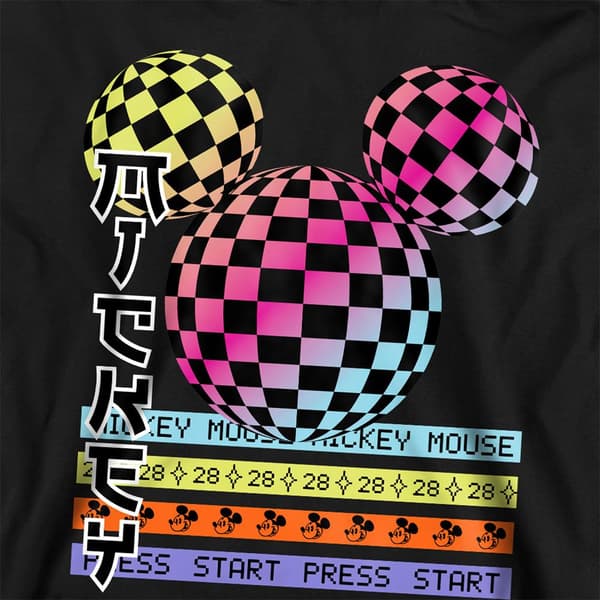 Mickey Mouse Barn/Barn Digital Gradient Huvtröja 12-13 Black 12-13 Years