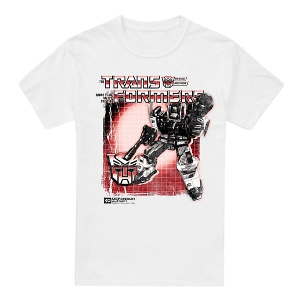 Transformers Defensor Box 40-års T-shirt för män 4XL Vit White 4XL