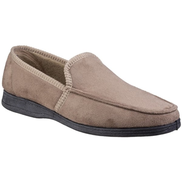 Fleet & Foster Herr Dakis Slip On Slipper 7 UK Beige Beige 7 UK