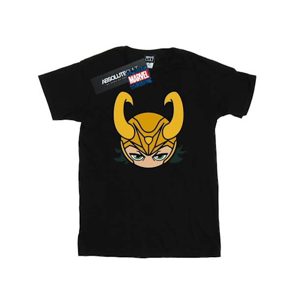 Marvel Boys Loki Close Up T-Shirt 9-11 år Svart Black 9-11 Years