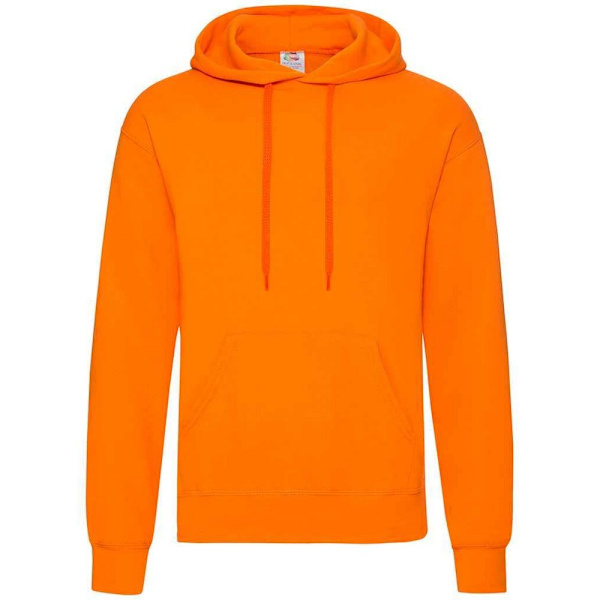 Fruit Of The Loom Unisex Klassisk Huvtröja för Vuxna M Orange Orange M