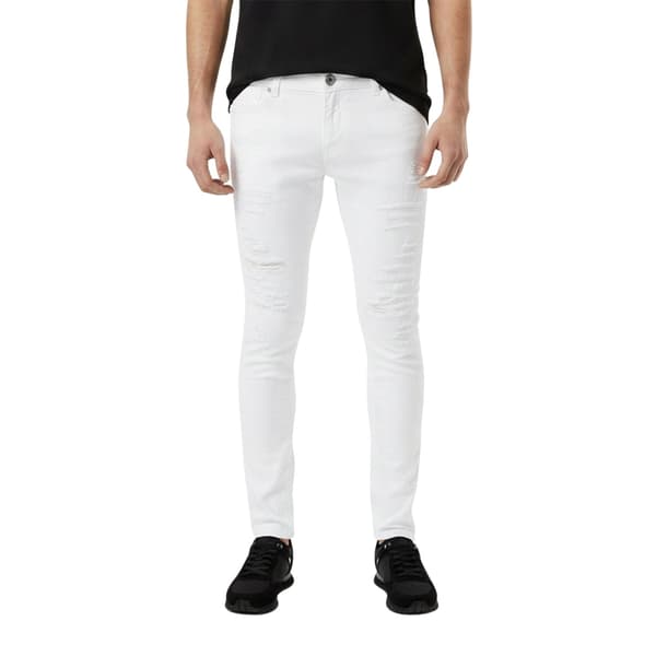Criminal Damage Herr Camden Slim Jeans 26R Vit White 26R