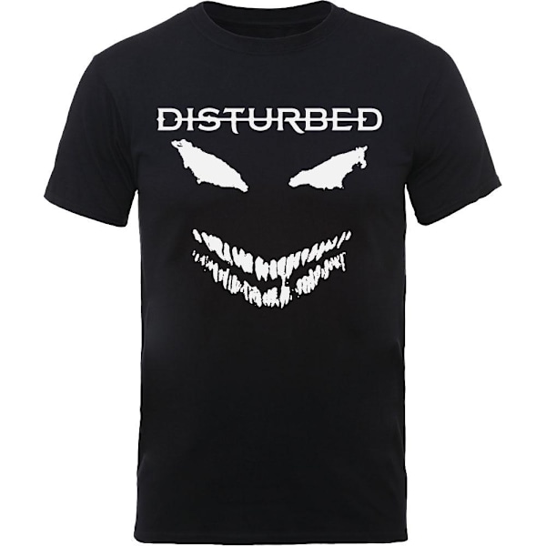 Disturbed Unisex Vuxen Läskig Ansikte Ljus T-Shirt M Svart Black M