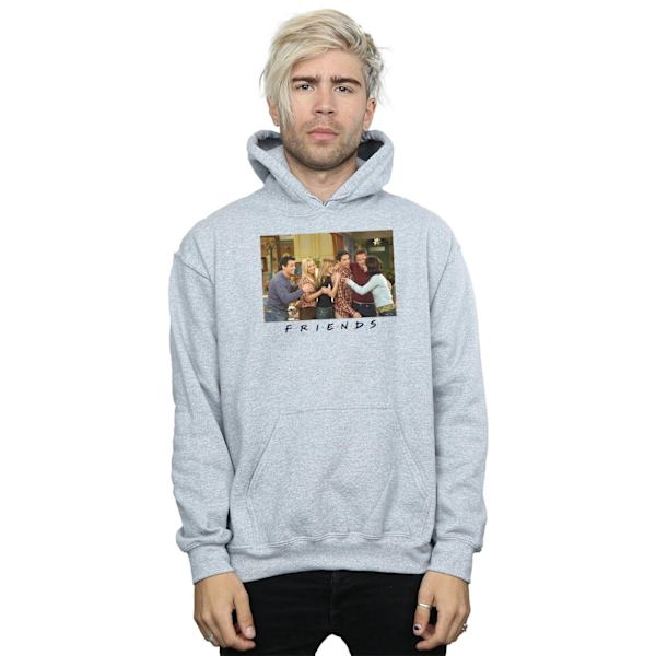 Friends Mens Group Photo Apartment Hoodie M Sports Grey Sports Grey M