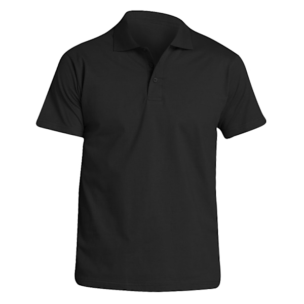 SOLS Prescott Jersey Kortärmad Poloskjorta L Deep Black Deep Black L