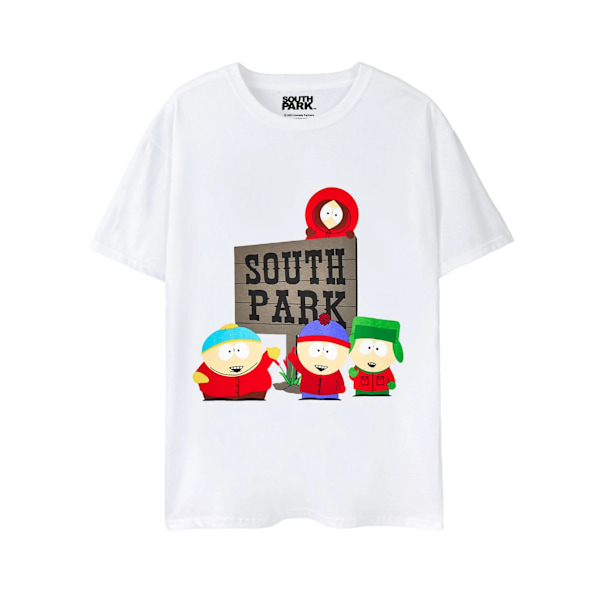 South Park herrlogotypyjamas XL svart/vit Black/White XL