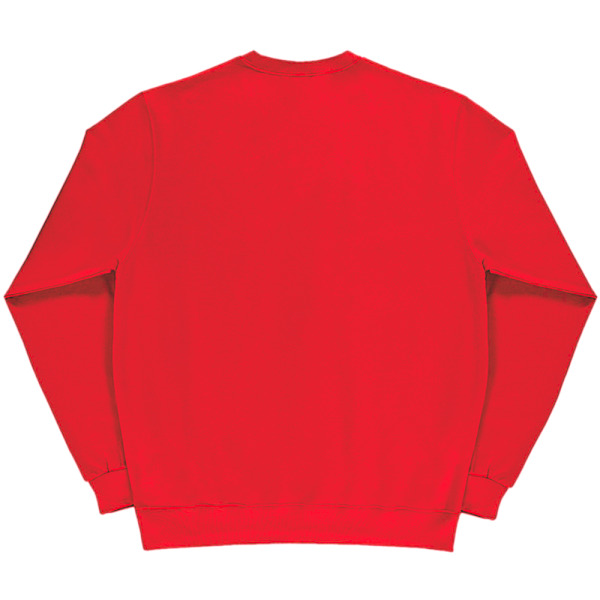 SG Dam/Kvinnor Crew Neck Långärmad Sweatshirt S Röd Red S