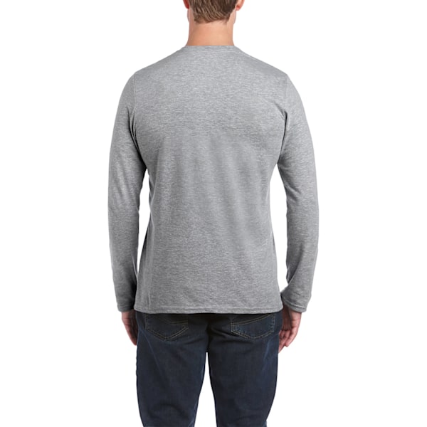 Gildan Herr Soft Style Långärmad T-shirt (5-pack) XL Sport Sport Grey (RS) XL