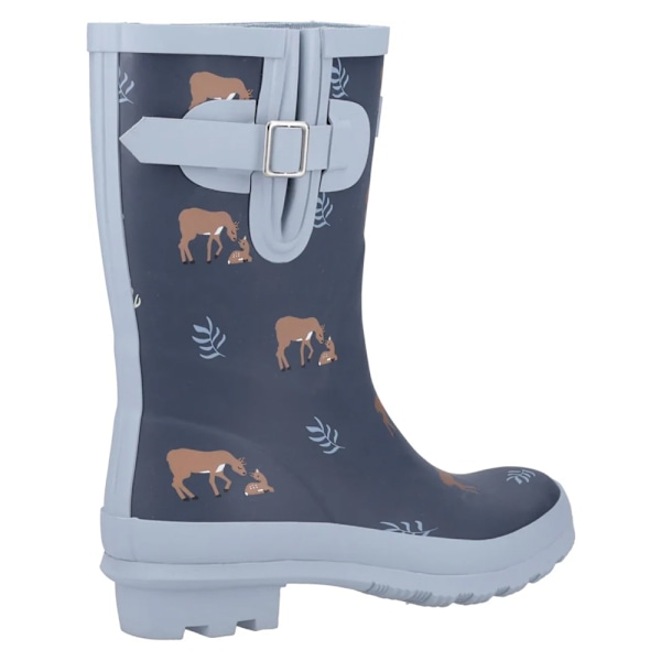 Cotswold Dam/Dam Woodland Deer Mid Cut Wellington Boots 3 Navy 3 UK