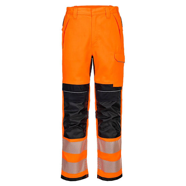 Portwest Herr Modaflame HVO Varselbyxor 36R Orange/Svart Orange/Black 36R