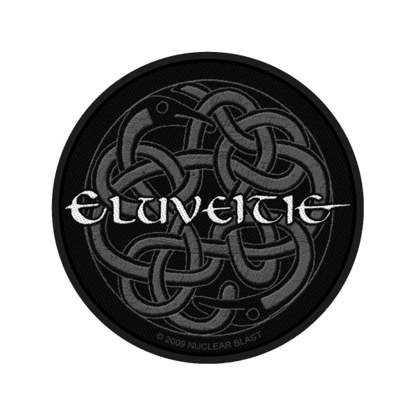 Eluveitie Celtic Knots Patch One Size Svart/Grå/Vit Black/Grey/White One Size