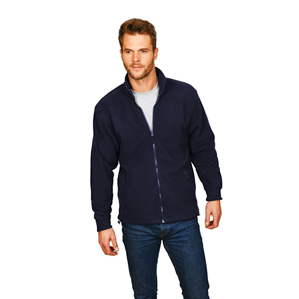 Absolute Apparel Mens Brumal Full Zip Fleece M Navy Navy M