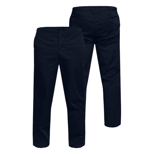 Duke Herr D555 Basilio Elastiska Midjejeans 40R Marinblå Navy 40R