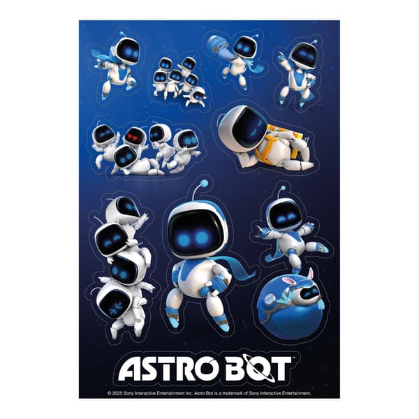 Astro Bot A5 Anteckningsbok En Storlek Blå Blue One Size