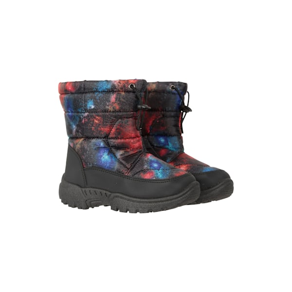 Mountain Warehouse Toddler Caribou Adaptive Tie Dye Snöskor Jet Black 7 UK Child