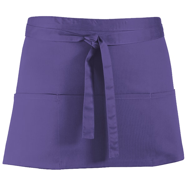 Premier Dam/Kvinnors Färger 3 Fickor Förkläde / Arbetskläder En Storlek Purple One Size