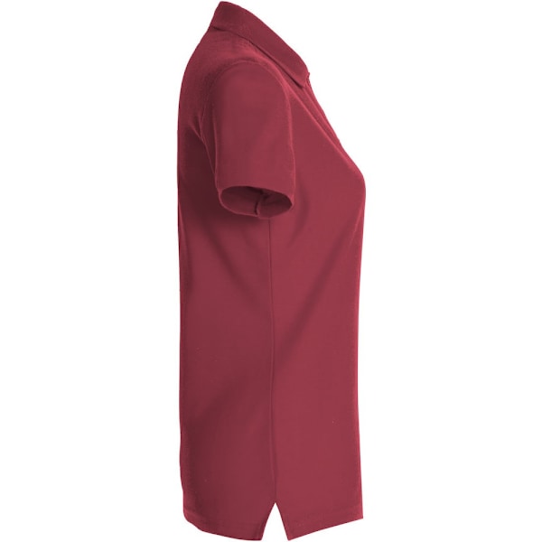 Clique Dam/Dam Plain Pikétröja XS Burgundy Burgundy XS