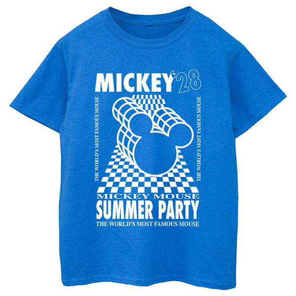 Disney Boys Mickey Mouse Summer Party T-Shirt 3-4 år Royal B Royal Blue 3-4 Years