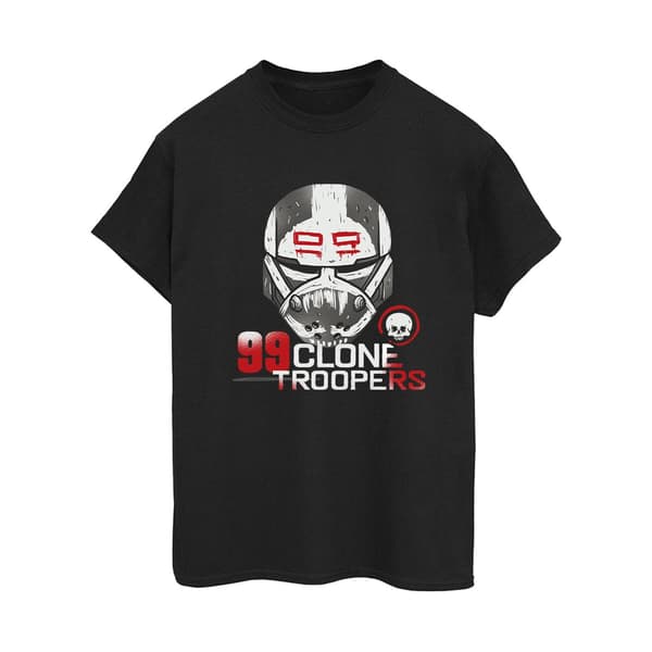 Star Wars Dam/Kvinnor The Bad Batch 99 Clone Troopers Bomull Black XXL