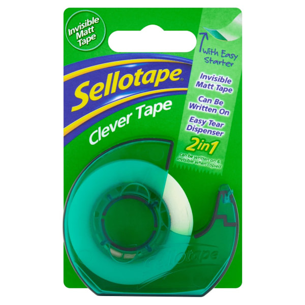 Sellotape Clever Dispenser One Size Vit White One Size
