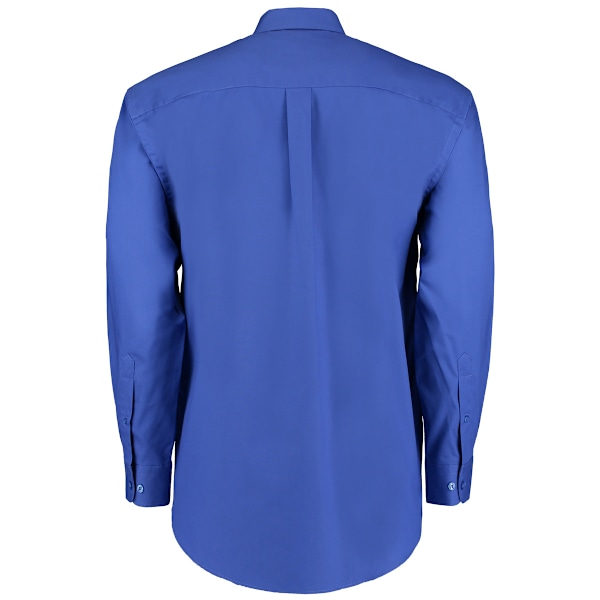 Kustom Kit Herr Långärmad Corporate Oxford Skjorta 17 tum Royal Royal Blue 17inch
