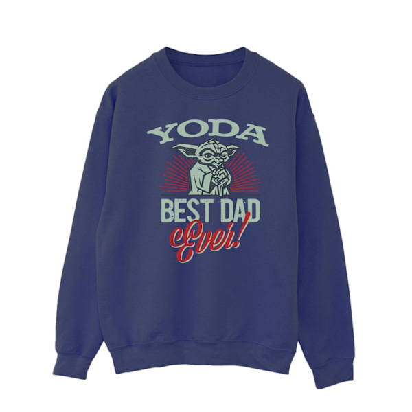 Star Wars Mandalorian Yoda Pappa Sweatshirt M Marinblå Navy Blue M