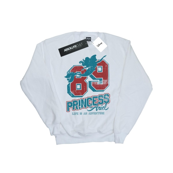 Disney Dam/Dam Prinsessan Ariel 89 Varsity Sweatshirt L Whi White L
