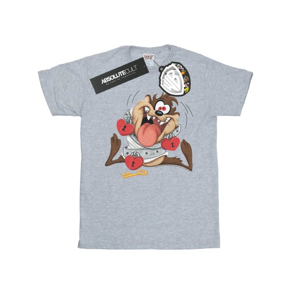 Looney Tunes Herr Taz Alla hjärtans dag Madly In Love T-shirt S S Sports Grey S