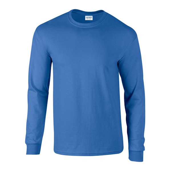 Gildan Unisex Vuxen Ultra Plain Bomull Långärmad T-shirt 4XL Royal Blue 4XL