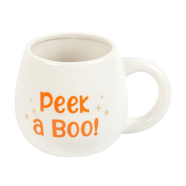 Something Different Peek A Boo! Rund Peekaboo Mug Storlek W White/Orange One Size