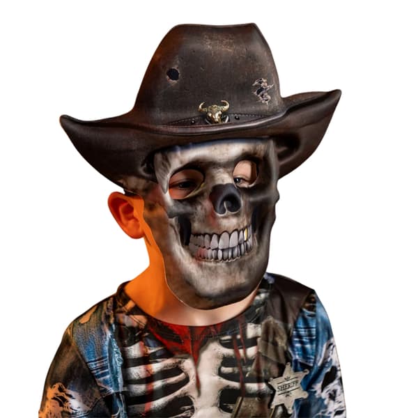 Blues Group Pojkar Zombie Cowboy Polyester Halloween-dräkt 3-4 år Blue 3-4 Years