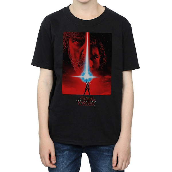 Star Wars: The Last Jedi Boys Poster Bomull T-shirt 12-13 år Black 12-13 Years