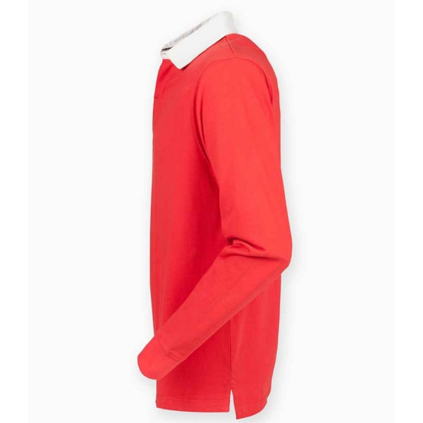 Front Row Premium Rugbytröja för män XL Röd Red XL