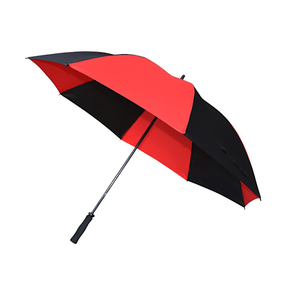 Masters Pongee Golfparaply En Storlek Svart/Röd Black/Red One Size