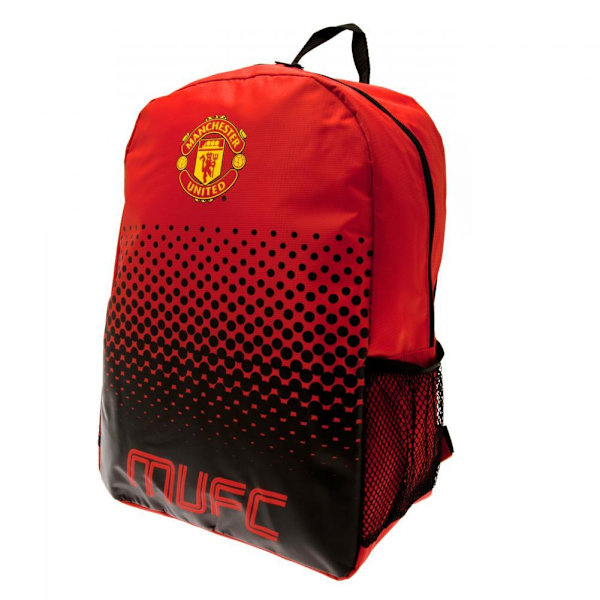 Manchester United FC Fade Design Ryggsäck One Size Röd Red One Size