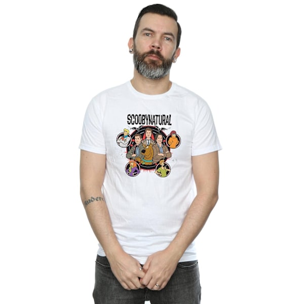 Scoobynatural Herrkaraktärer Stjärna T-shirt 3XL Vit White 3XL