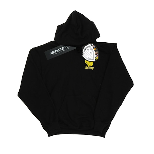 Looney Tunes Herr Tweety Pie Huvud Hoodie M Svart Black M