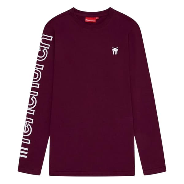 Fenchurch Herr Walsh Regular T-shirt M Vinröd Burgundy M