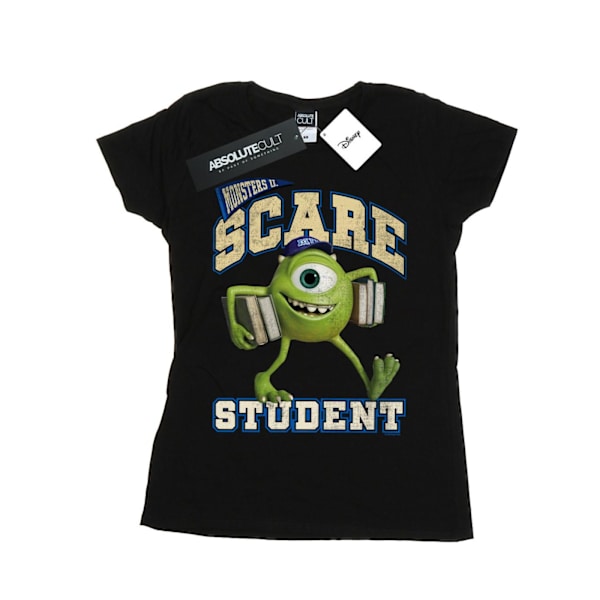 Disney Dam/Kvinnor Monsters University Scare Student Bomull T-shirt Black L