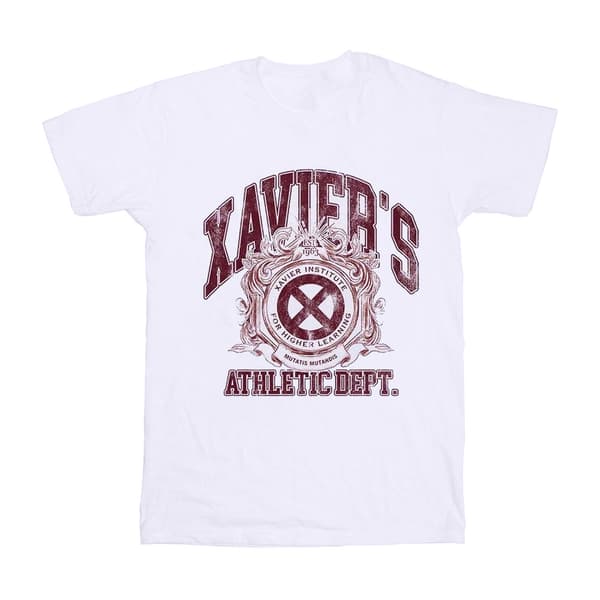 Marvel Barn/Barn X-Men Athletic Dept Professor X T-Shirt 5 White 5-6 Years