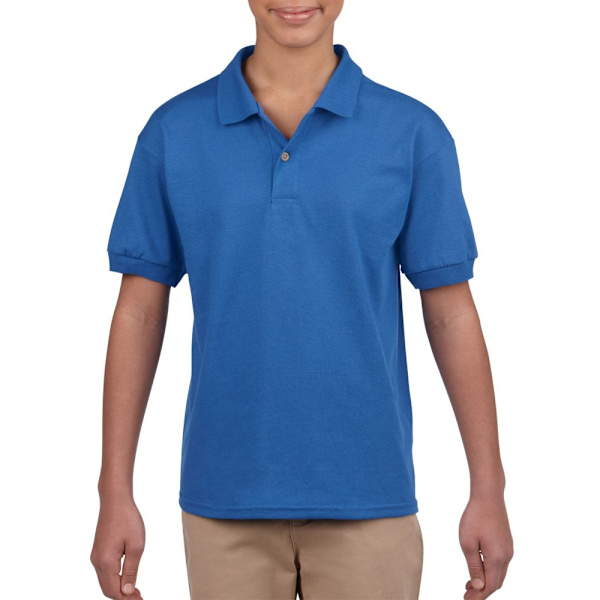 Gildan Barn/Barn Plain Jersey Polo Shirt 12-13 År Royal Royal Blue 12-13 Years