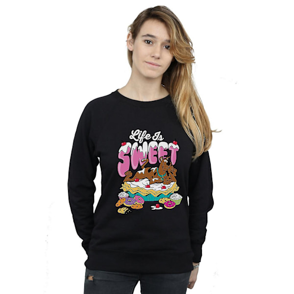 Scooby Doo Dam/Damer Livet Är Sött Sweatshirt M Svart Black M