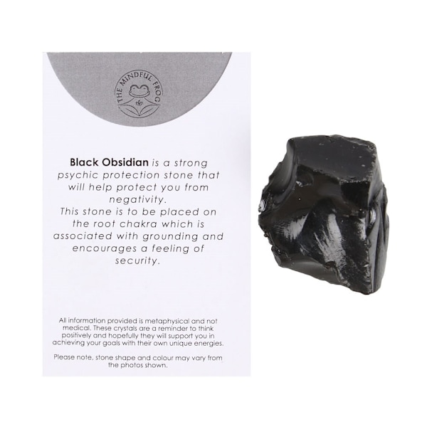 Something Different Obsidian Rough Crystal One Size Black Black One Size