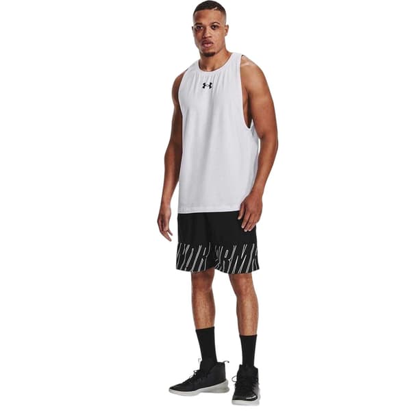 Under Armour Herr Baseline Linne M Vit/Svart White/Black M