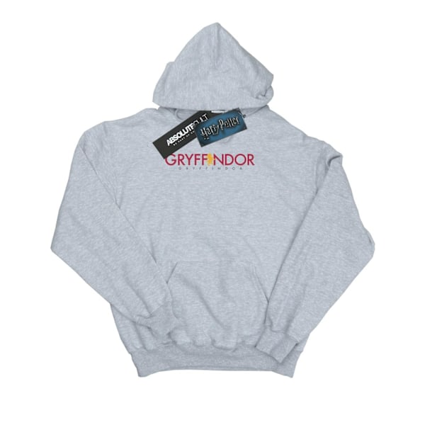 Harry Potter Herr Gryffindor Text Hoodie L Sports Grey Sports Grey L